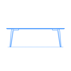 Furniture Dining Tables Gubi Organic Table Elliptical Stencil Svg Design File, Free Vectors File